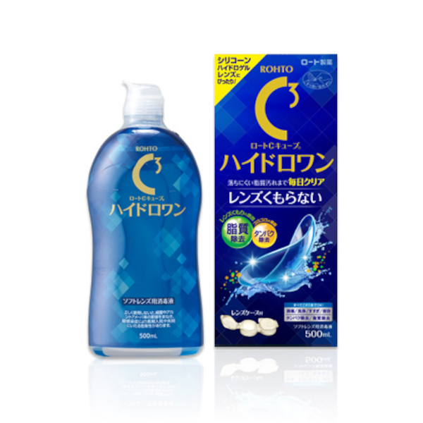 Rohto Mentholatum  - C Cube HYDROONE For Soft Contact Lenses - 500ml von Rohto Mentholatum