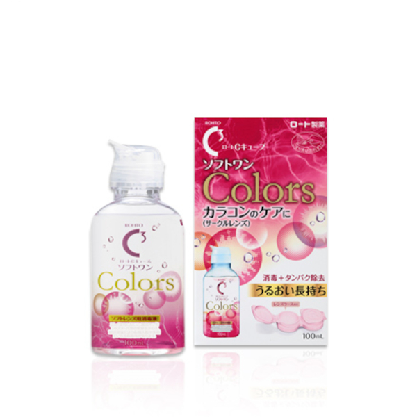 Rohto Mentholatum  - C Cube SOFTONE Colors For Soft Contact Lenses - 100ml von Rohto Mentholatum