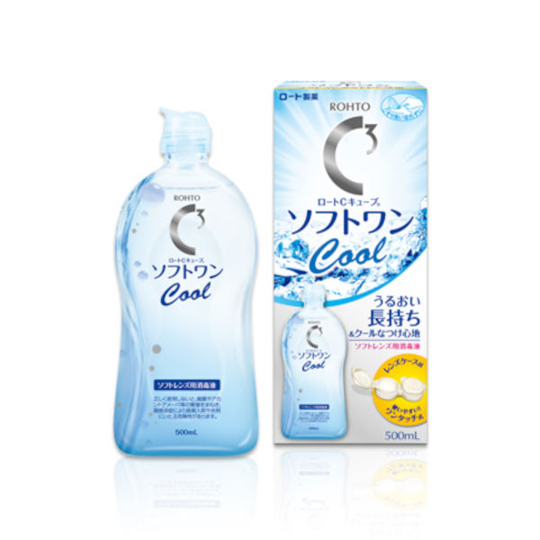 Rohto Mentholatum  - C Cube SOFTONE Cool A For Soft Contact Lenses - 500ml von Rohto Mentholatum