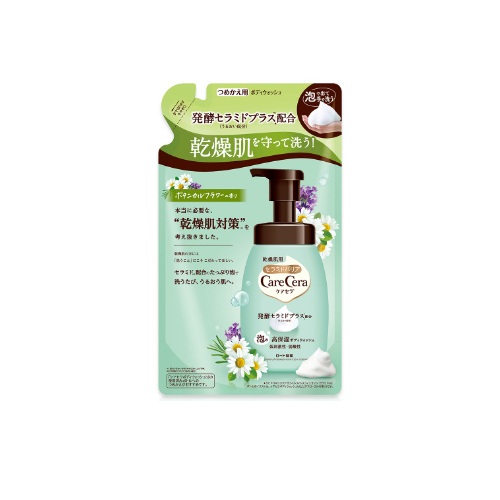 Rohto Mentholatum - Care Cera High Moisturizing Foam Body Wash Refill - 385ml - Botanical Flower von Rohto Mentholatum