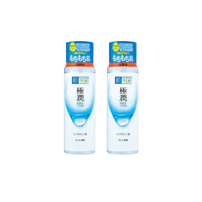 Rohto Mentholatum - Hada Labo Gokujyun Hyaluronic Acid Lotion - Moist - 170ml (2ea) Set von Rohto Mentholatum