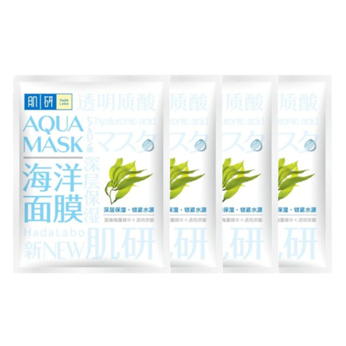 Rohto Mentholatum - Hada Labo Moisturizing Aqua Mask (4ea) von Rohto Mentholatum