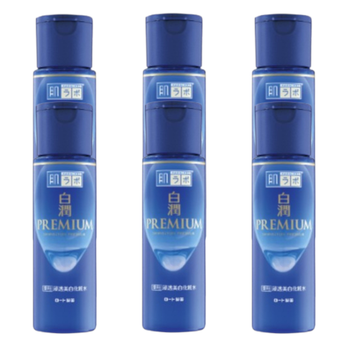 Rohto Mentholatum - Hada Labo - Shirojyun Premium Whitening Lotion 170ml - Moist (Japan Version) - 170ml - 2021 Version (6ea) Set von Rohto Mentholatum