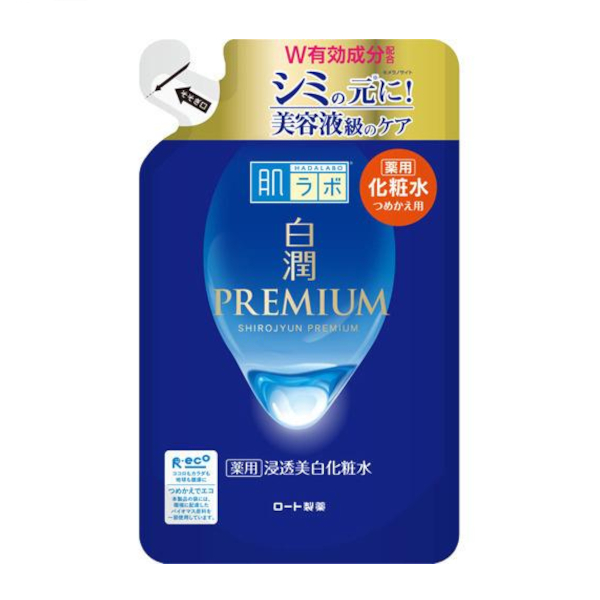 Rohto Mentholatum  - Hada Labo Shirojyun Premium Whitening Lotion Refill - 170ml - Light von Rohto Mentholatum