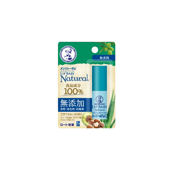 Rohto Mentholatum - Lip Baby Natural Lip Balm - 4g - Fragrance Free von Rohto Mentholatum
