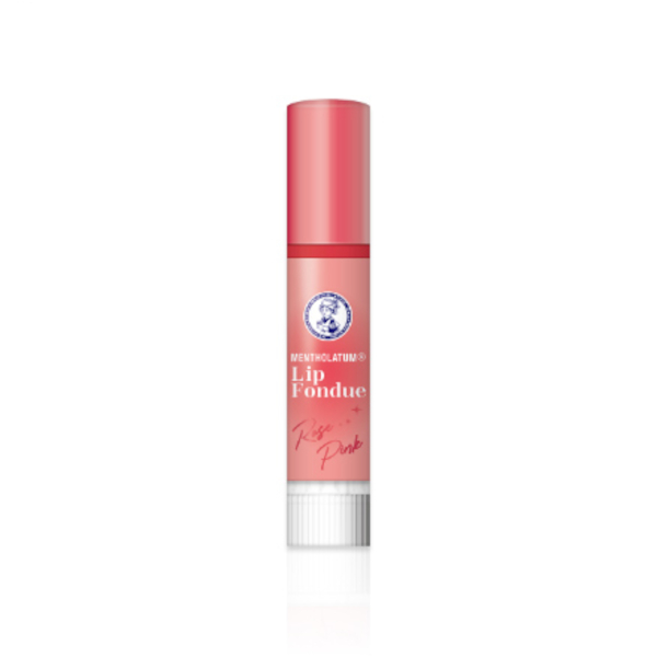 Rohto Mentholatum  - Lip Fondue Color Lip Balm - 3.2g - Rose Pink von Rohto Mentholatum