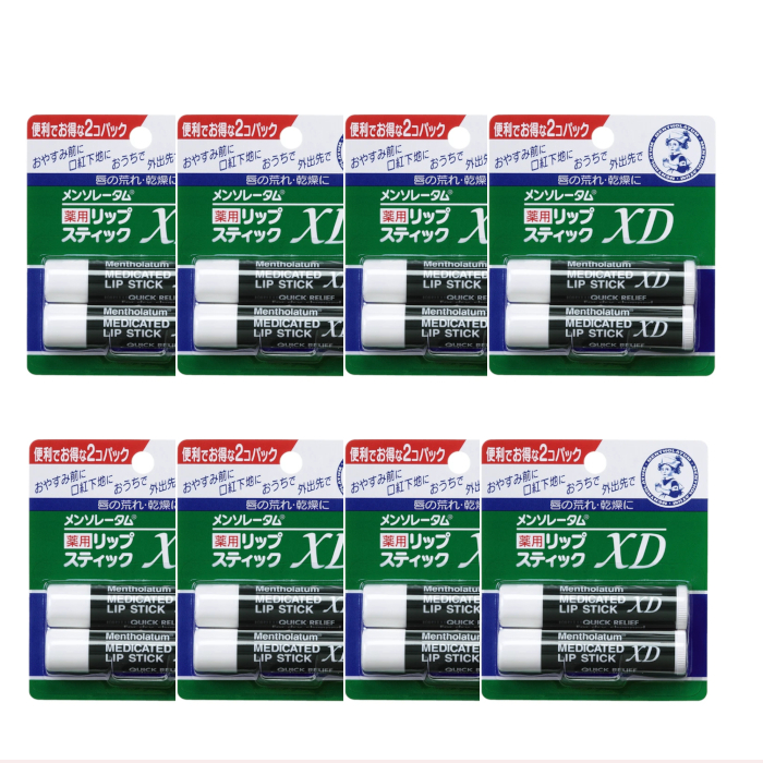 Rohto Mentholatum - Medicated Lip Stick XD - 2 pcs (8ea) Set von Rohto Mentholatum