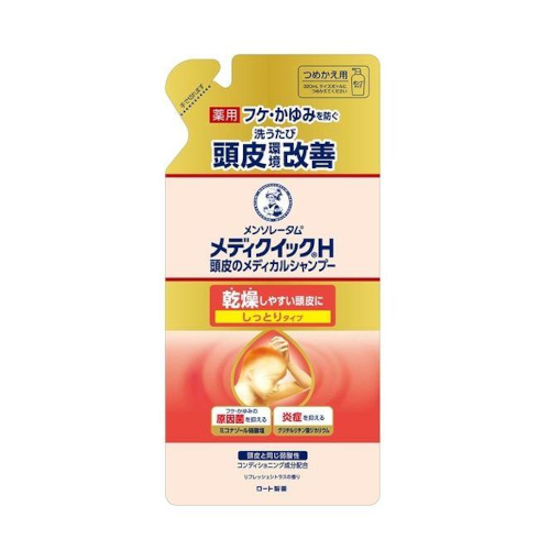 Rohto Mentholatum  - Mediquick H Scalp Shampoo Moist Refill - 280ml von Rohto Mentholatum