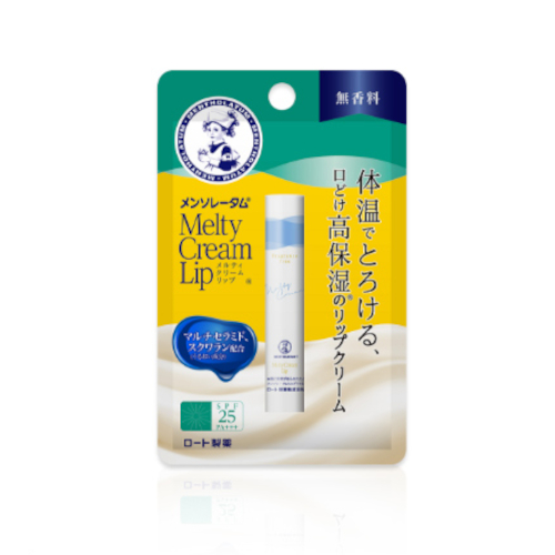 Rohto Mentholatum - Melty Cream Lip Balm SPF25 PA+++ - Fragrance Free von Rohto Mentholatum