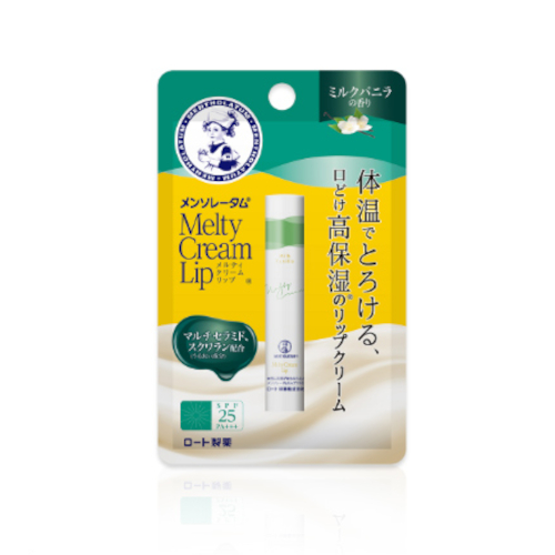 Rohto Mentholatum - Melty Cream Lip Balm SPF25 PA+++ - Milk Vanilla von Rohto Mentholatum
