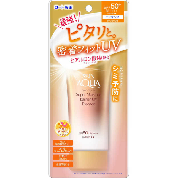 Rohto Mentholatum  - Skin Aqua Super Moisture Barrier UV Essence SPF50+ PA++++ - 70g von Rohto Mentholatum