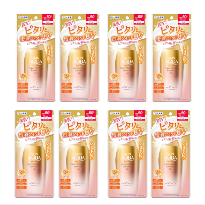 Rohto Mentholatum - Skin Aqua Super Moisture Barrier UV Gel SPF50+ PA++++ - 100g (8ea) Set von Rohto Mentholatum