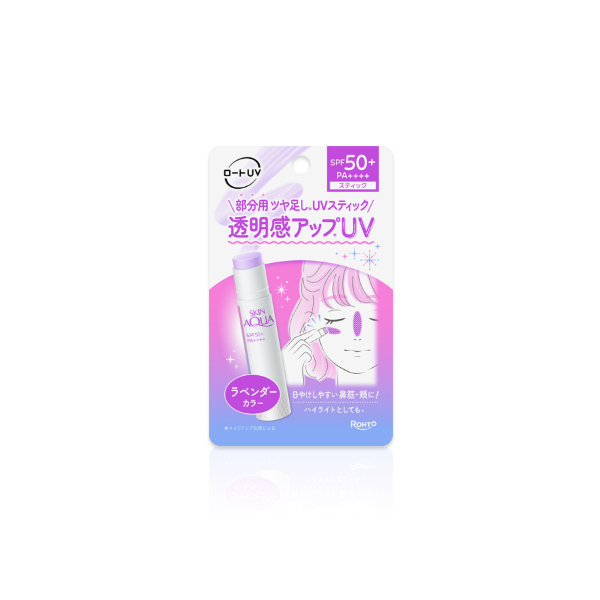 Rohto Mentholatum  - Skin Aqua Tone Up UV Stick SPF50+ PA++++ - 4.3g - Lavender von Rohto Mentholatum
