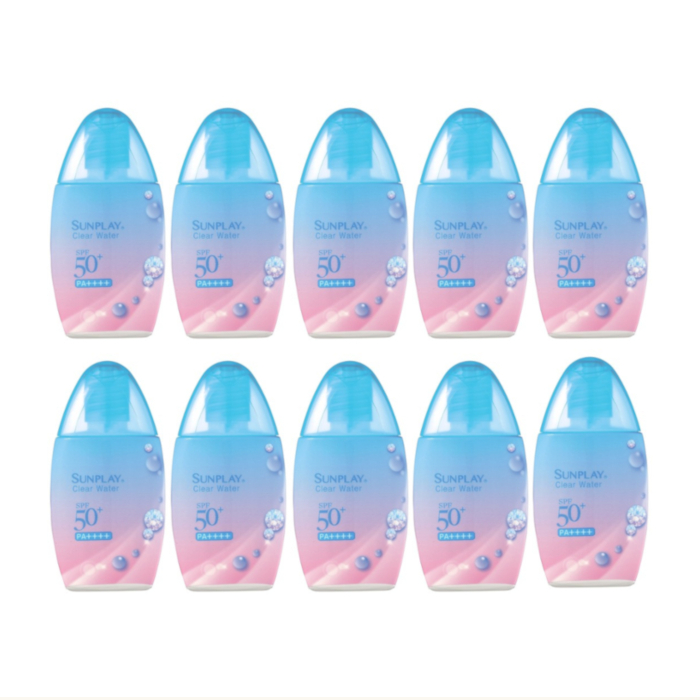 Rohto Mentholatum Sunplay Sunblock - Clear Water SPF 50+ PA++++ - 30g (10ea) Set von Rohto Mentholatum