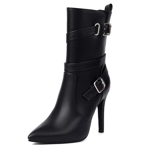 Roimaash Damen Dressy Stiefel Ankle High Stiletto Pointed Toe Abend Party Stiefeletten Sexy Heels Mode Botas para Mujer Size 41 Roimaash Damen Dressy Stiefel Ankle High Stiletto Pointed Toe Abend Party Stiefeletten Sexy Heels Mode Botas para Mujer Size 41 von Roimaash