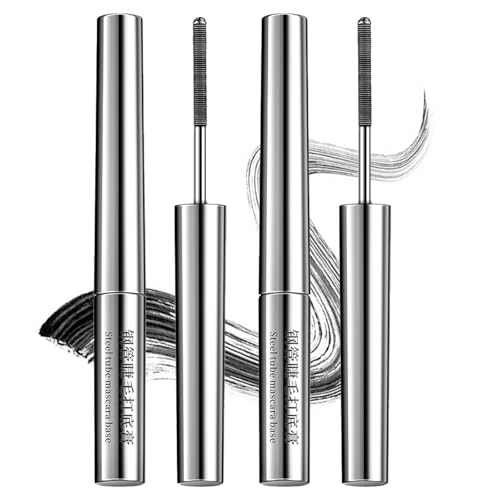 2 Artikel Mascara Metallbürste Iron Eye Mascara 3d Curling Kein Verkleben, Kein Verschmieren, Langer Halt 0,55 Mm Ultrafeine Metallbürste von Roinaid