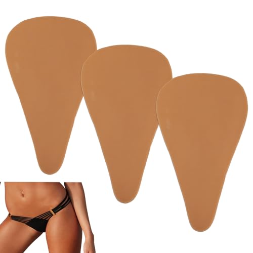 Roinaid 3er-Pack Cameltoe Einlage Camel Toe Concealer Anti Cameltoe Slip rutschfest, Selbstklebend, Wasserfest Exposition Verhindern, Passend für Damen-Leggings, Badeanzüge, Yogahosen und Bikinis. von Roinaid