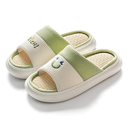 Rojeam Hausschuhe Damen Herren rutschfeste Leichte Pantoffeln Sommer Slippers Unisex für Drinnen und Draussen von Rojeam