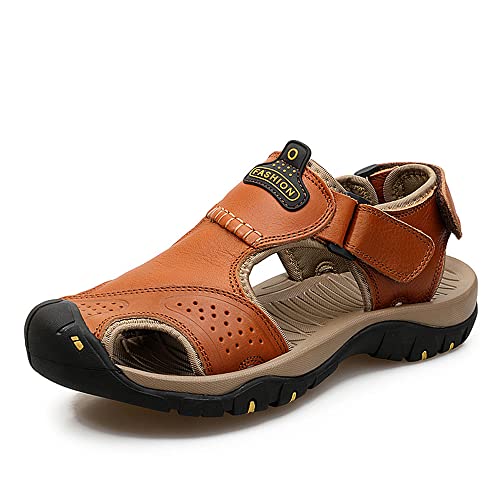 Rojeam Herren Sandalen Sommer Wandersandale Beach Sandalen Trekkingschuhe Sport Outdoor Wanderschuhe Trekkingsandalen von Rojeam