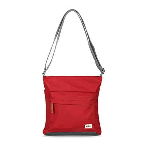 Roka London Kennington Sustainable Crossbody, cranberry, M von Roka London