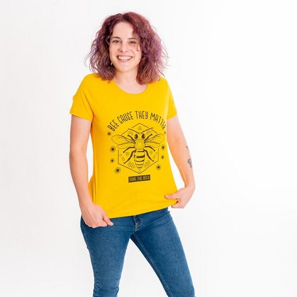 Róka - fair clothing "BEEcause they matter" - Frauen T-Shirt von Róka - fair clothing