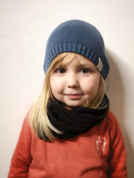 Róka - fair clothing Mütze/Beanie für Kinder mit Fuchslogo von Róka - fair clothing