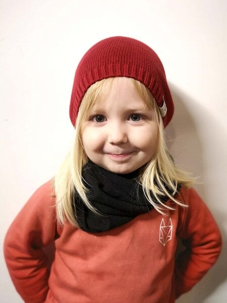 Róka - fair clothing Mütze/Beanie für Kinder mit Fuchslogo von Róka - fair clothing