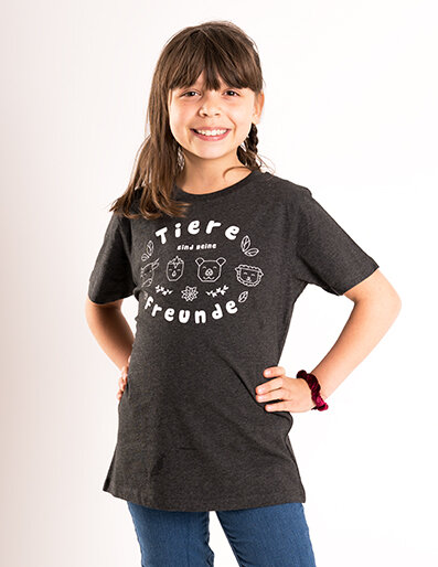 Róka - fair clothing Tiere sind meine Freunde - Kinder T-Shirt von Róka - fair clothing