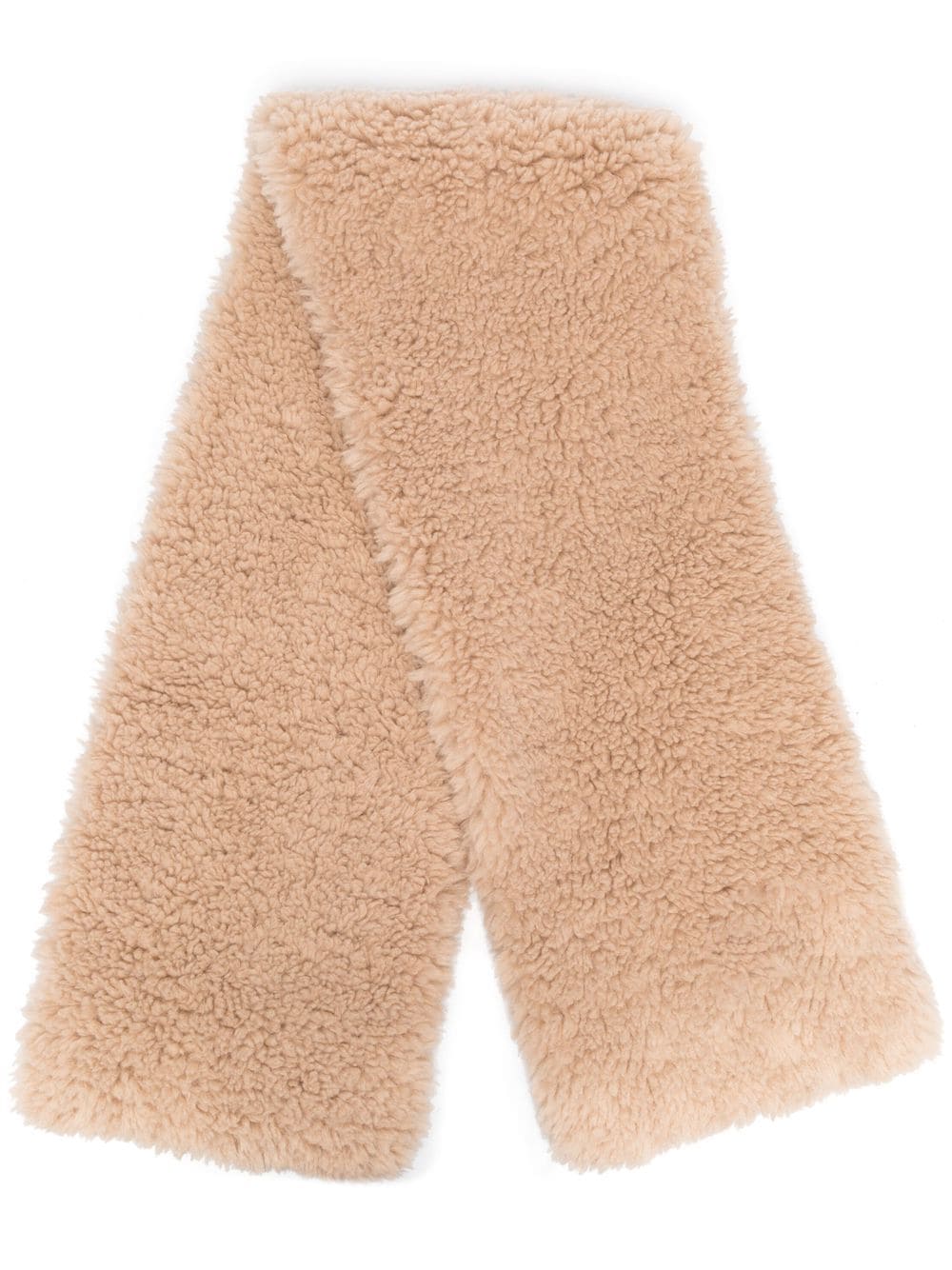 Rokh Schal aus Faux Fur - Nude von Rokh