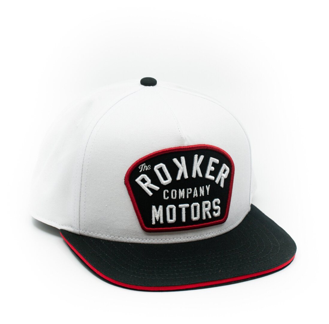 Rokker Baseball Cap Motors Patch Snapback Kappe Rokker Baseball Cap Motors Patch Snapback Kappe von Rokker