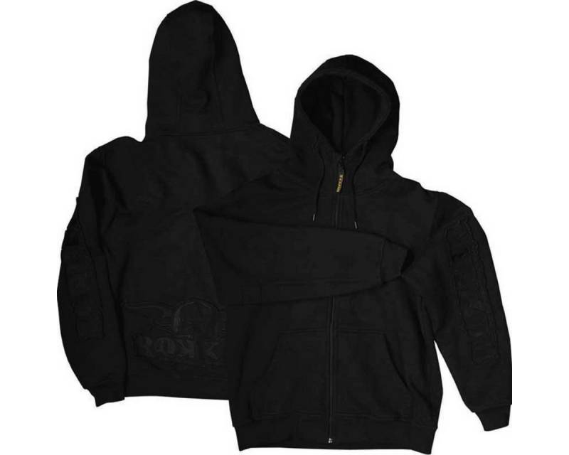 Rokker Hoodie Rokker Zip Hoodie Black S von Rokker