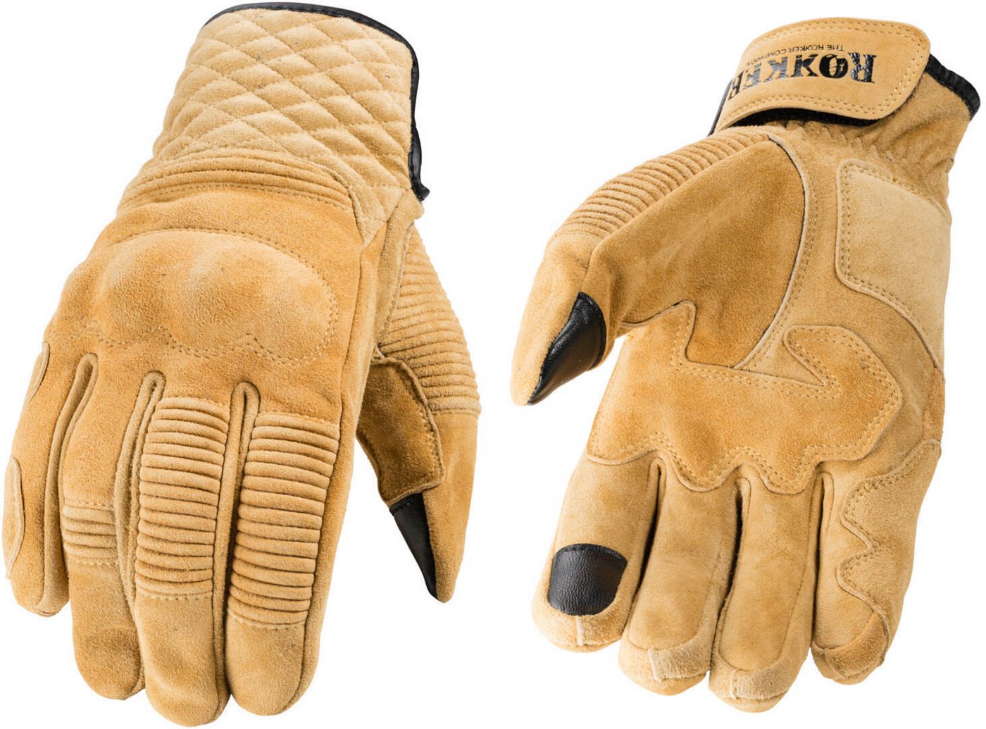 Rokker Motorradhandschuhe Tucson Rough Motorrad Handschuhe von Rokker