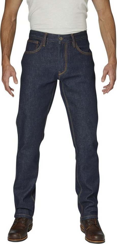 Rokker Motorradhose Revolution Tapered Slim Motorradjeans (wind- und wasserdicht, wasserdicht) Knieprotektoren enthalten,wasserdicht von Rokker