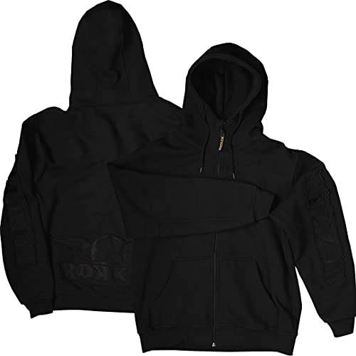 Rokker Zip Hoodie (Black,XXL) von Rokker