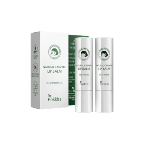 Rokkiss - Natural Calming Lip Balm Set - 2stücke von Rokkiss