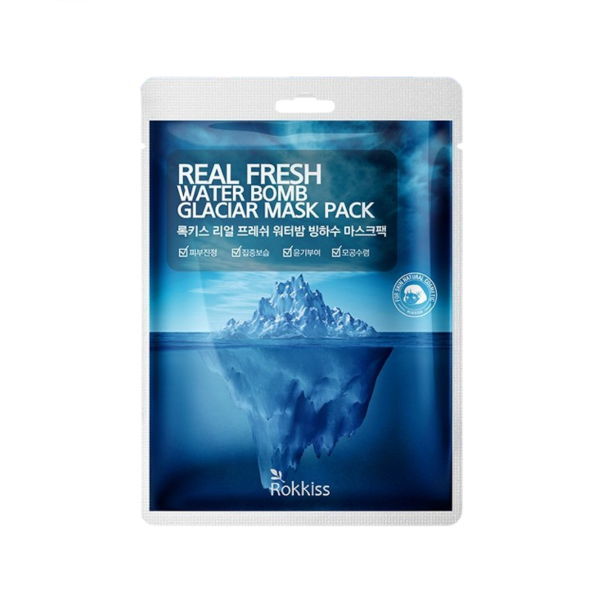 Rokkiss - Real Fresh Water Bomb Glaciar Mask Pack - 1stück von Rokkiss