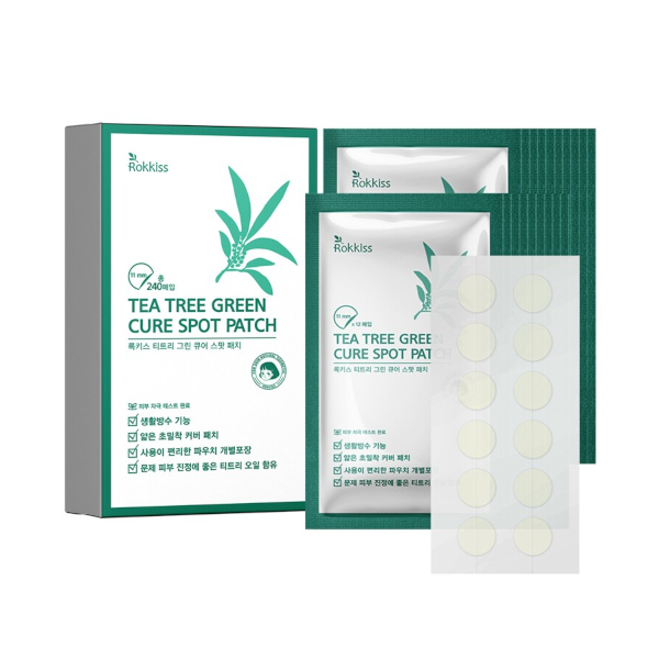 Rokkiss - Tea Tree Green Cure Spot Patch - 240ea von Rokkiss