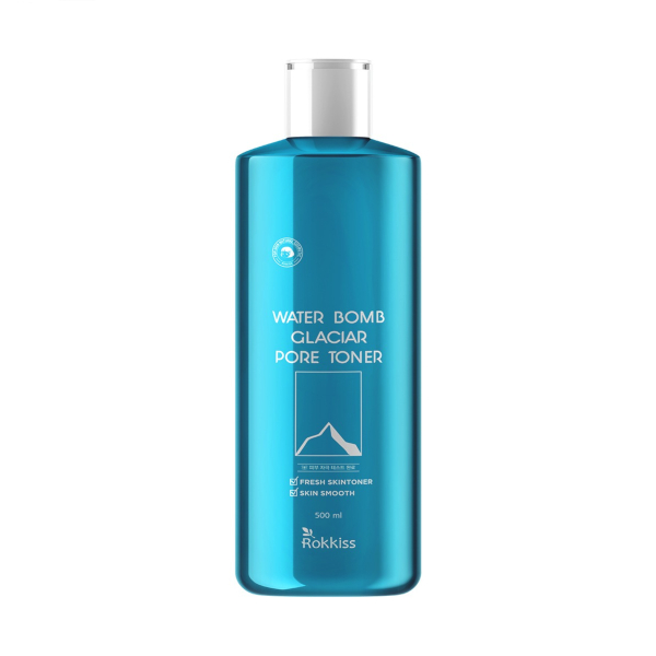 Rokkiss - Water Bomb Glaciar Pore Toner - 500ml von Rokkiss