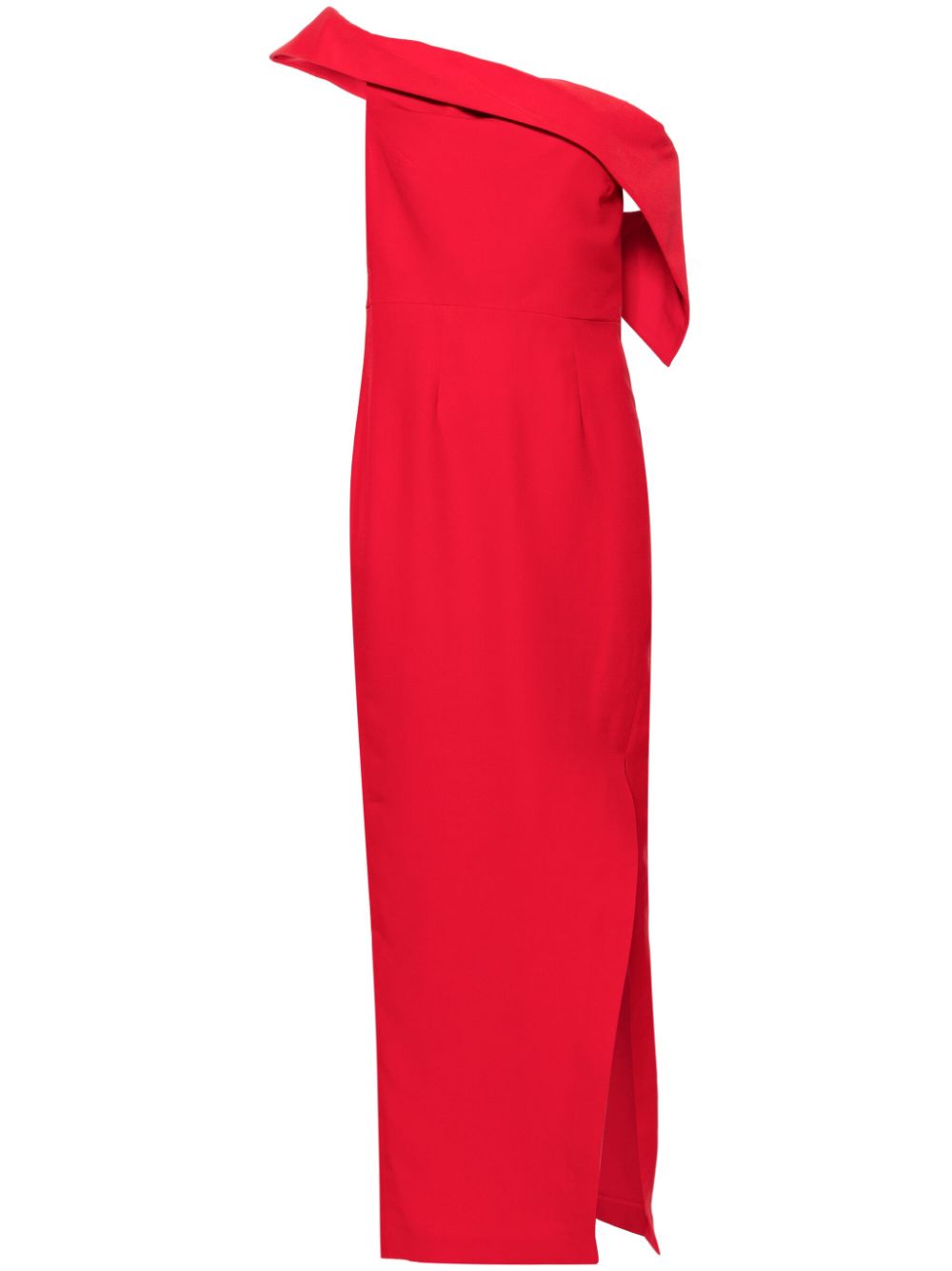 Roland Mouret Asymmetrische Robe aus Krepp - Rot von Roland Mouret