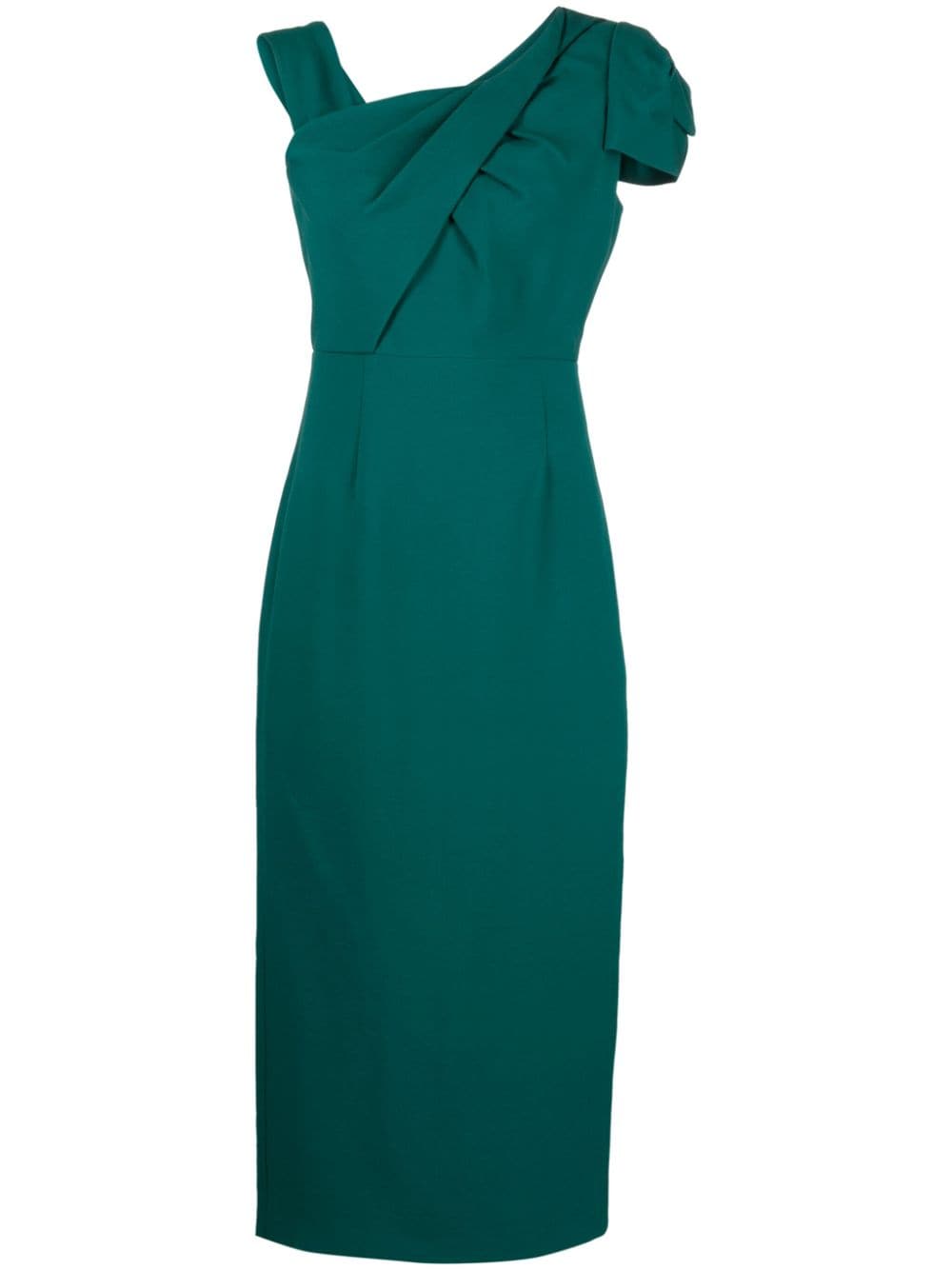 Roland Mouret Asymmetrisches Midikleid - Grün von Roland Mouret