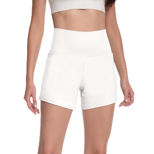Rolcoassuns Activewear-Shorts für Damen 2 in 1 Sporthose Sommer Laufhose High Waist Sport Trainingshose mit Tasche für Running,Yoga,Joggen,Gym von Rolcoassuns