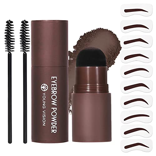 Augenbrauen-Stempel-Kit | Natural Brow Stamp Shaping Kit Langlebig,Makeup Brow Stamp Perfect Bushy Stamp and Shaping Kit für perfekte Augenbrauen Rolempon von Rolempon