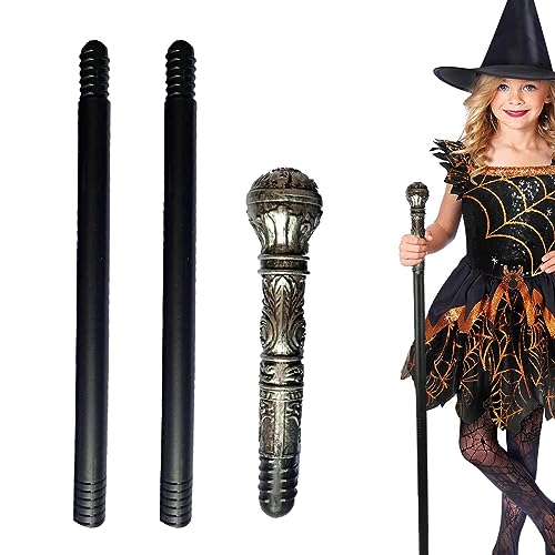 Halloween Prop Stick Pimp Canes - Walking Halloween Cane Scepter - Tragbares Halloween-König-Cosplay-Requisitenzubehör für Kindermaskerade Rolempon von Rolempon