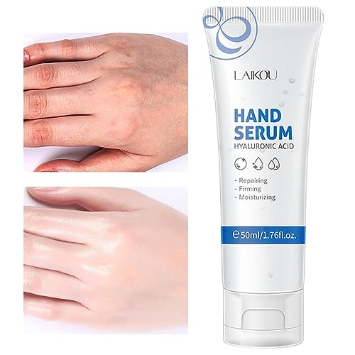 Hyaluronsäure-Handpflegeessenz | 1,7oz Handpflegecreme, Produkte, Seren und Pflegeessenz - Feuchtigkeitsspendende und feuchtigkeitsspendende Handpflegeprodukte für trockene Handhaut Rolempon von Rolempon