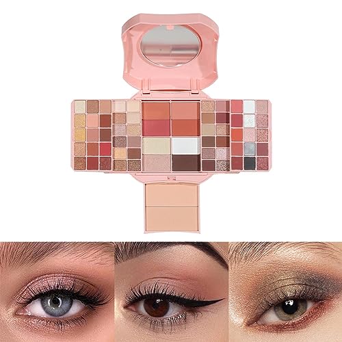 Make-up-Sets | All-in-1-Make-up-Set für Mädchen | Professionelles mehrfarbiges kosmetisches Geschenk von Comestic mit Lidschatten, Puder, Rouge und Konturierpuder-Set für Frauen Rolempon von Rolempon