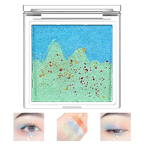 Makeup Shimmer Lidschatten,Wasserfestes Lidschatten-Make-up - Landschafts-Lidschatten, mehrfarbiger Lidschatten, langlebig, Lidschatten-Paletten-Make-up Rolempon von Rolempon