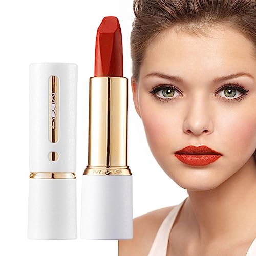 Wischfester Lippenstift | Wasserfester, wischfester Samt-Lippenstift, matt, für Damen | Matt pigmentierter Lippenstift-Lippenfleck zur Verbesserung der Lippenpflege des Teints Rolempon von Rolempon