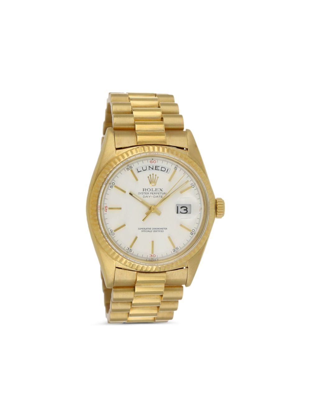 Rolex 1969 Pre-owned Day-Date Armbanduhr, 36mm - Weiß von Rolex