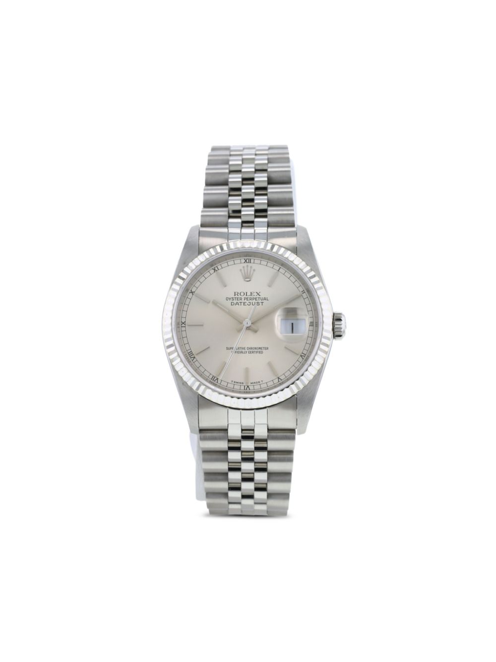 Rolex 1988 pre-owned Datejust 36mm - Silber von Rolex