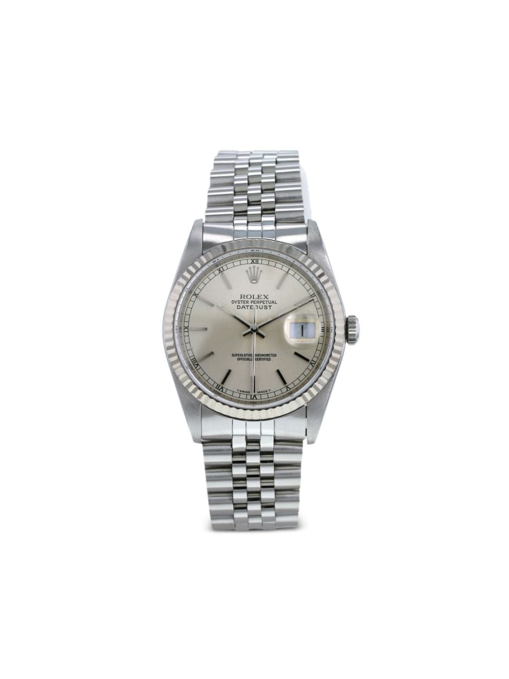 Rolex 1988 pre-owned Datejust 36mm - Silber von Rolex